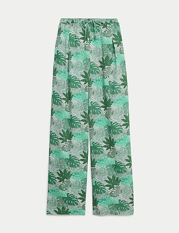 Pantal&oacute;n pesquero de pata ancha estampado - US