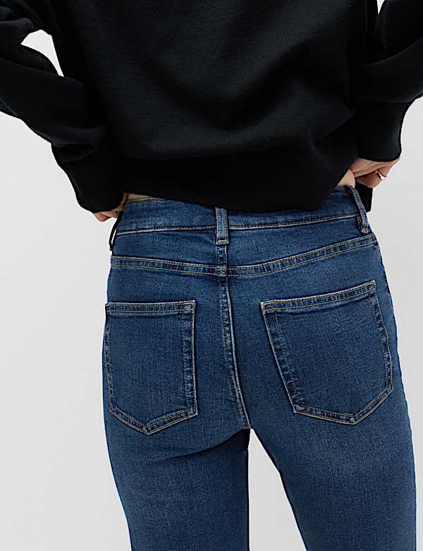 Harper High Waisted Cigarette Cropped Jeans
