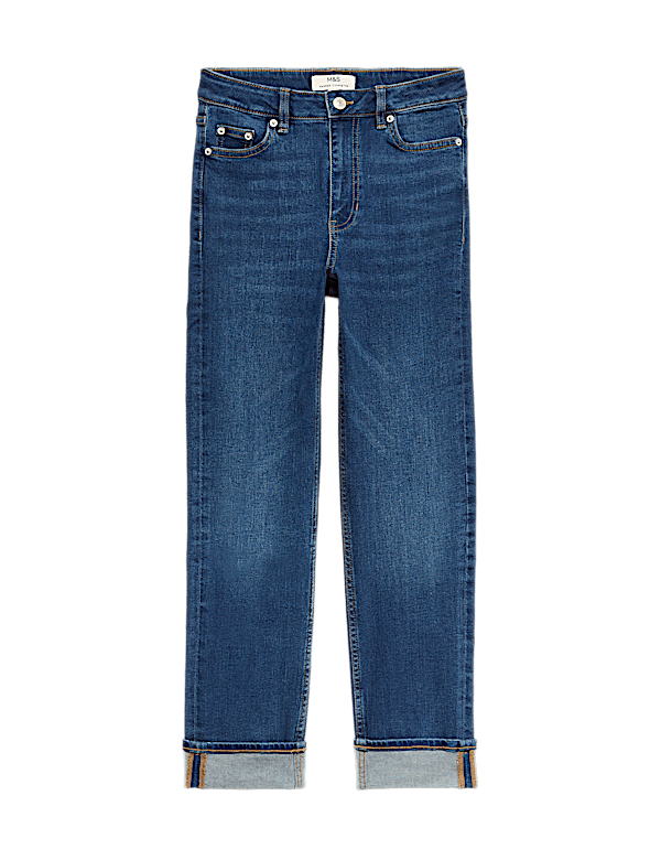Harper High Waisted Cigarette Cropped Jeans