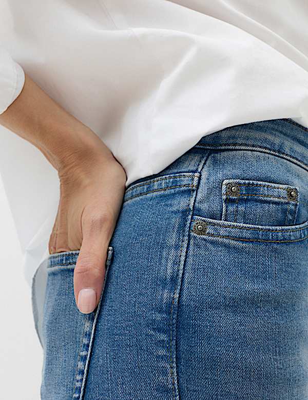 Harper High Waisted Cigarette Cropped Jeans