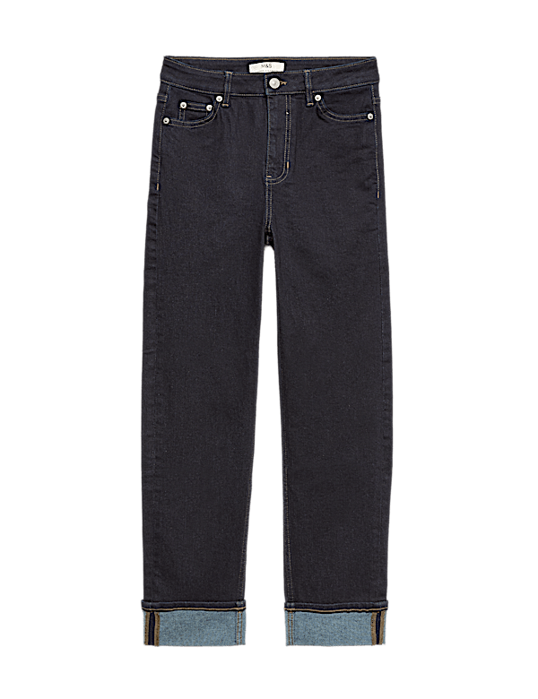 Harper High Waisted Cigarette Cropped Jeans