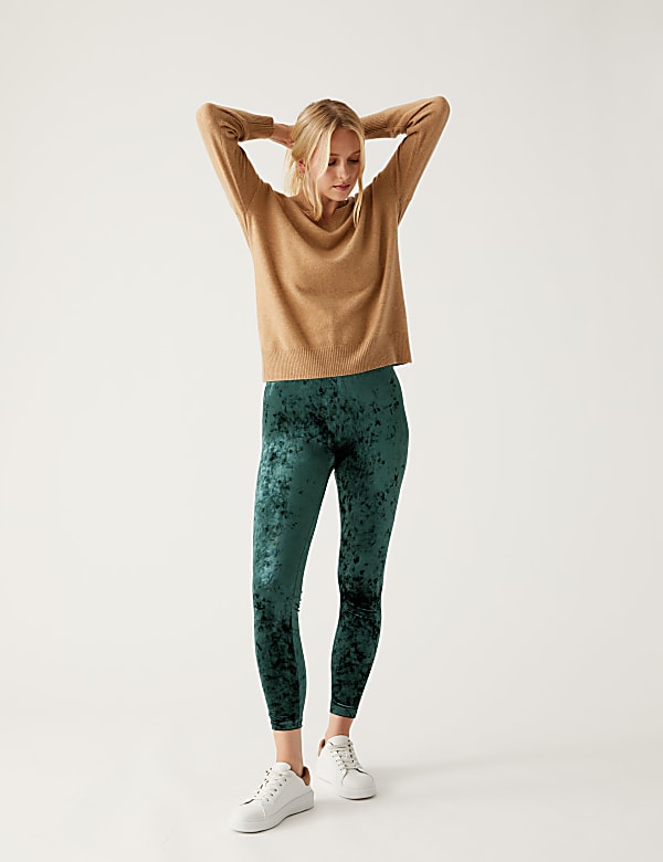 Velour High Waisted Leggings