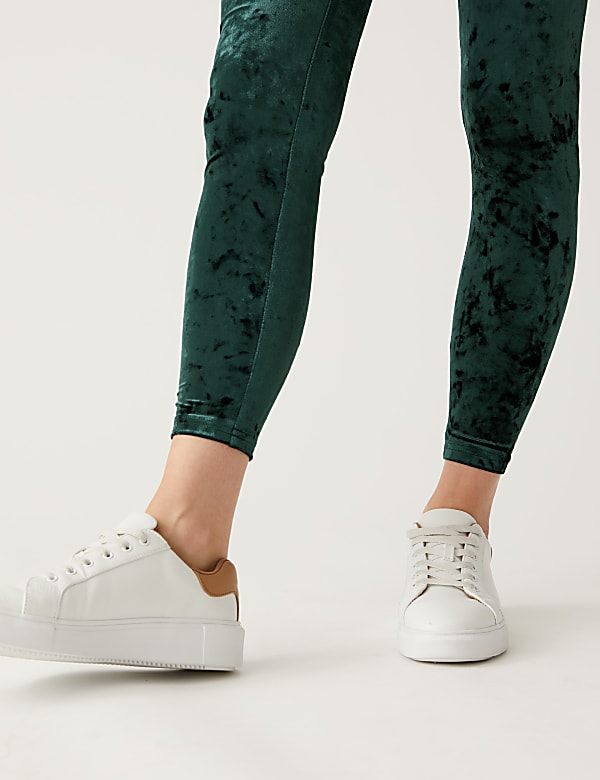 Velour High Waisted Leggings