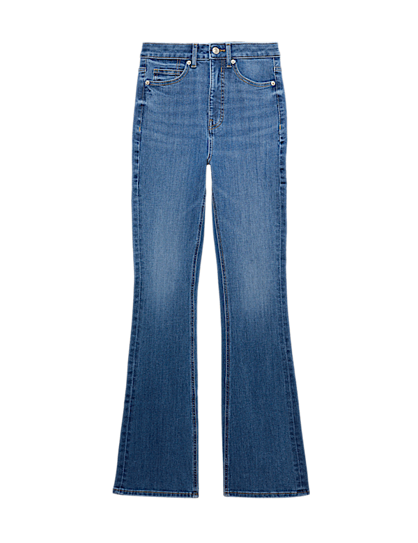 Magic Shaping High Waisted Slim Flare Jeans