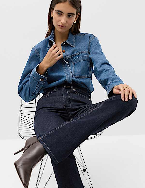 Magic Shaping High Waisted Slim Flare Jeans