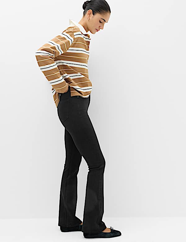 Magic Shaping High Waisted Slim Flare Jeans - IT