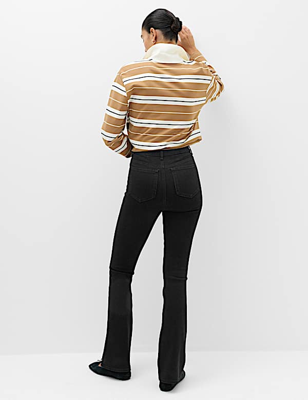 Magic Shaping High Waisted Slim Flare Jeans - IT