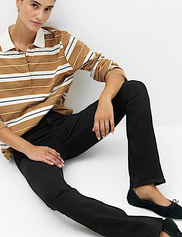 Magic Shaping High Waisted Slim Flare Jeans - IT