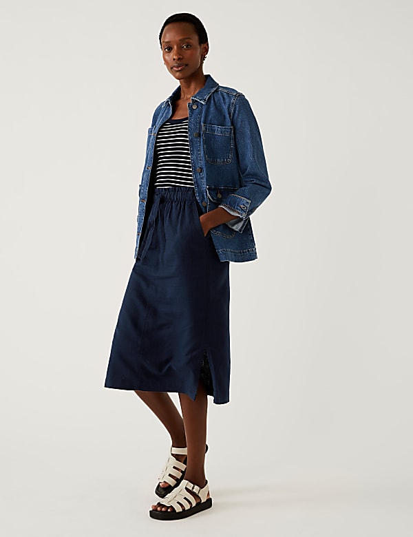 Midi skirt m&s 2025