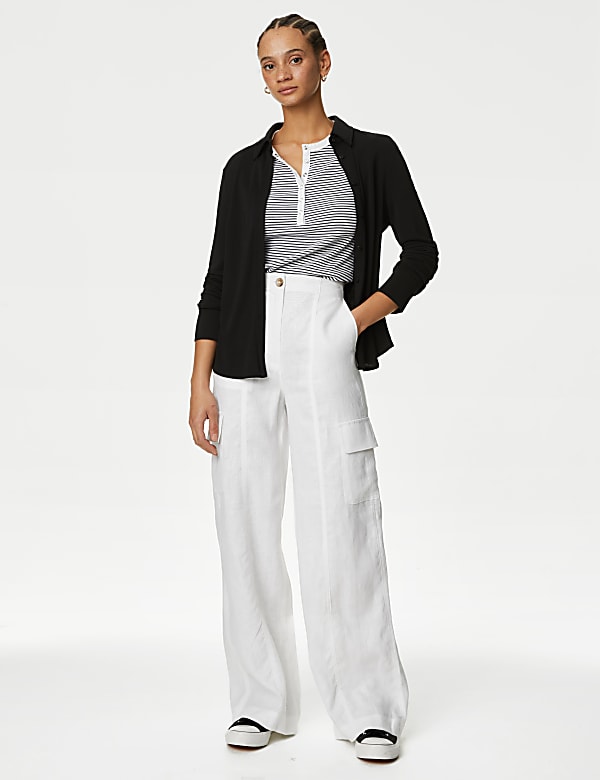 M&s white trousers cheap