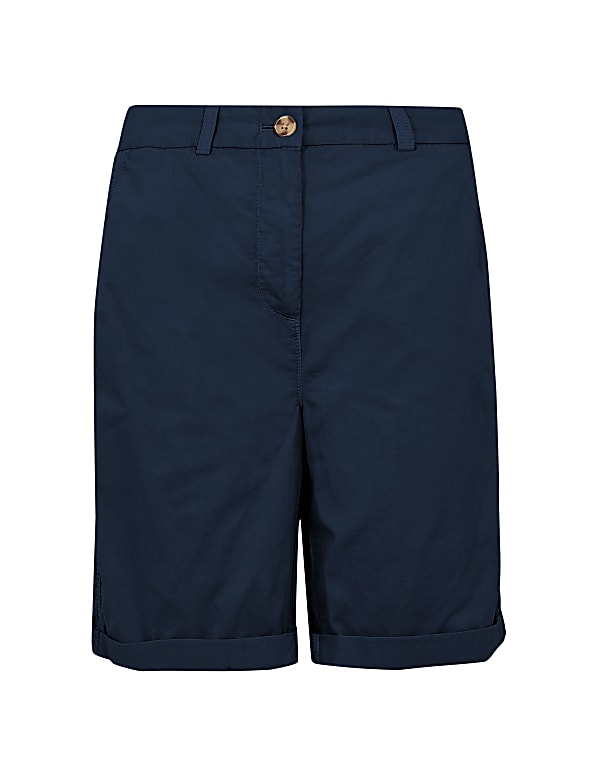 Pure Cotton Long Chino Shorts