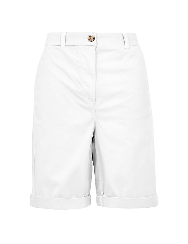 Pure Cotton Long Chino Shorts