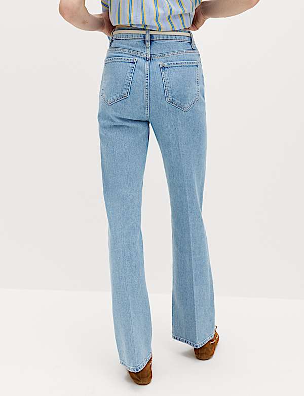 High Waisted Flared Jeans - CZ