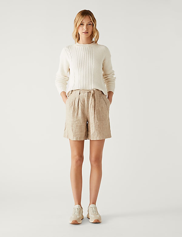 Pure Linen Shorts