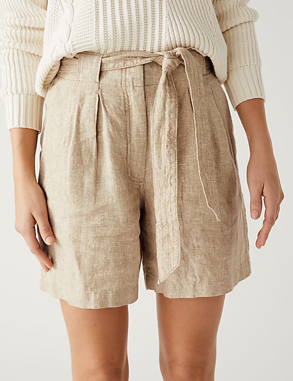 Pure Linen Shorts