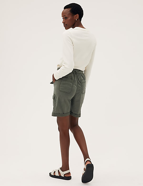 Tencel™ Rich Cargo Shorts