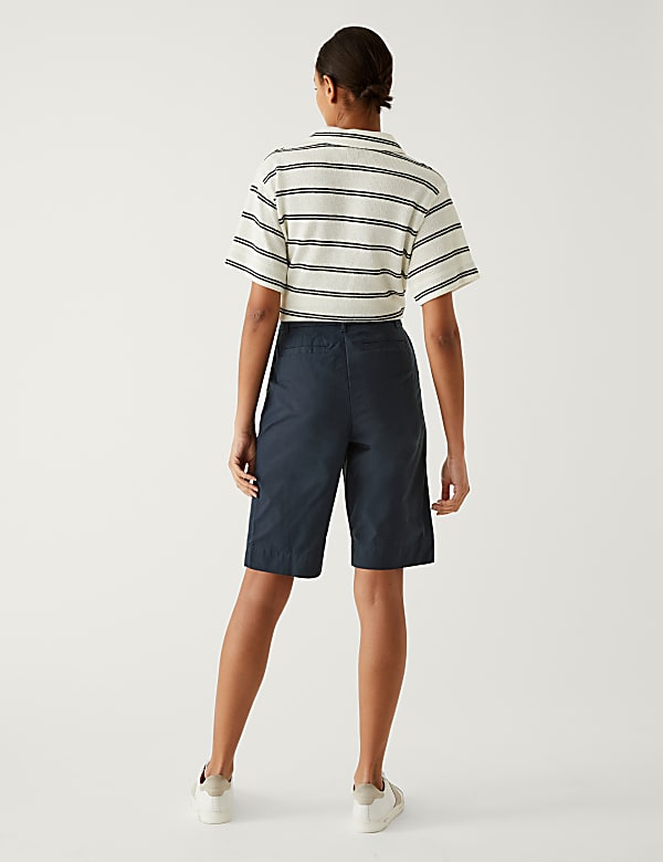 Cotton Rich Knee Length Chino Shorts