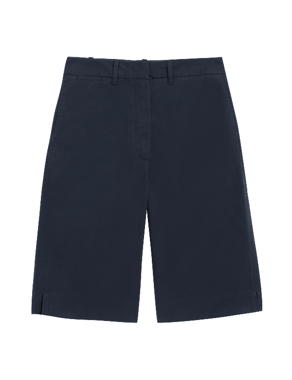 Cotton Rich Knee Length Chino Shorts