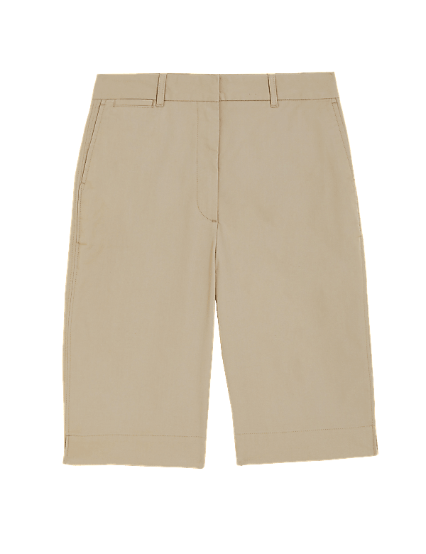 Cotton Rich Knee Length Chino Shorts
