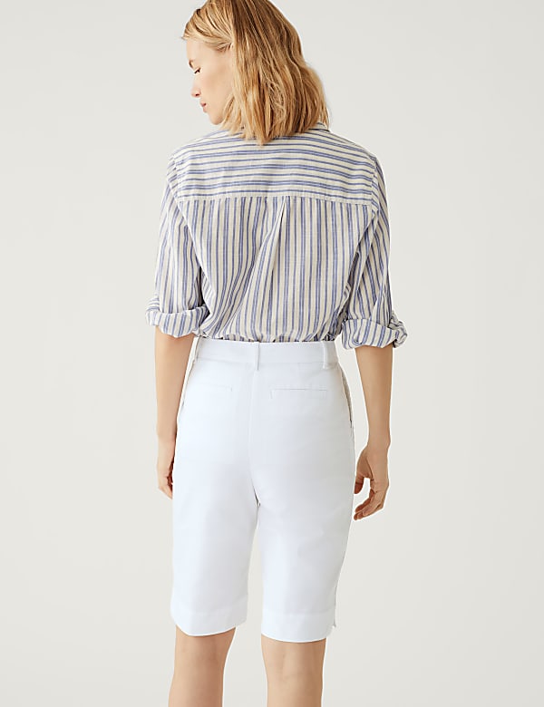 Cotton Rich Knee Length Chino Shorts