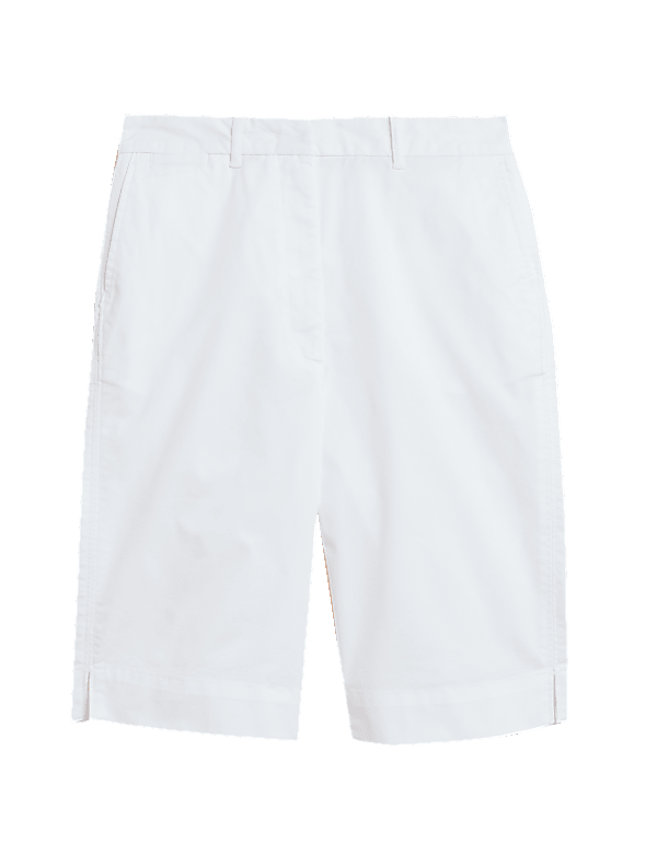 Cotton Rich Knee Length Chino Shorts