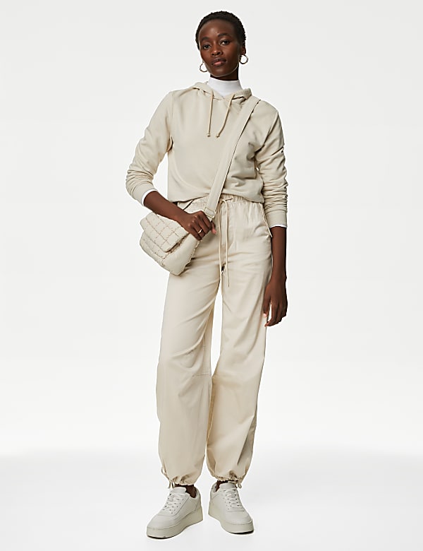 Cotton Rich Utility Parachute Trousers - NO