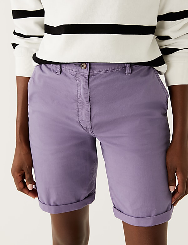 Cotton Rich Tea Dyed Chino Shorts