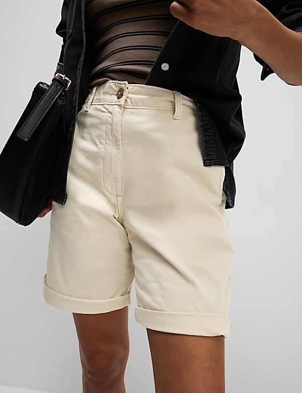 Cotton Rich Tea Dyed Chino Shorts