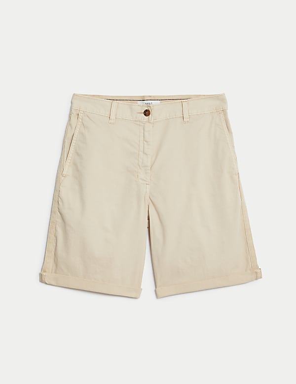 Cotton Rich Tea Dyed Chino Shorts - IT