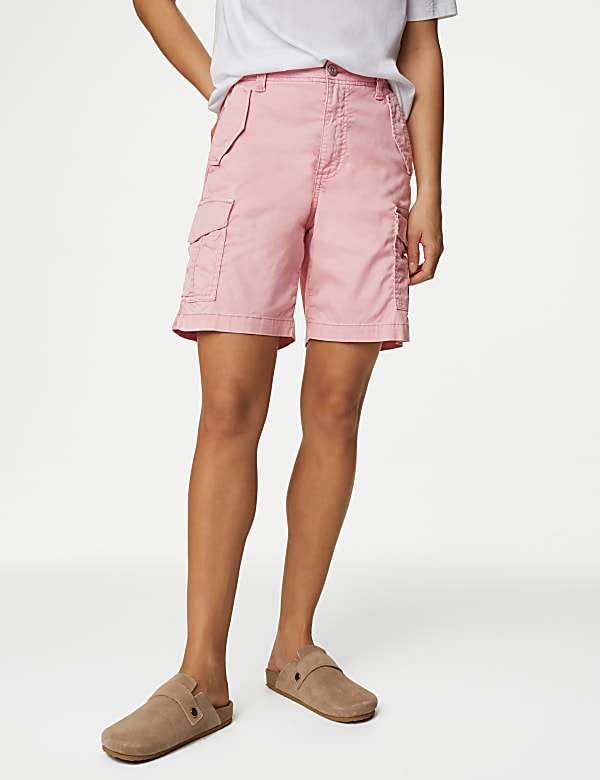 Lyocell™ Rich Cargo Tea Dyed Shorts