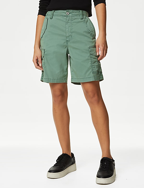 Lyocell™ Rich Cargo Tea Dyed Shorts