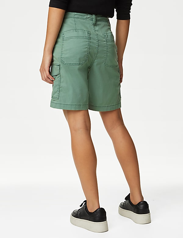 Lyocell™ Rich Cargo Tea Dyed Shorts