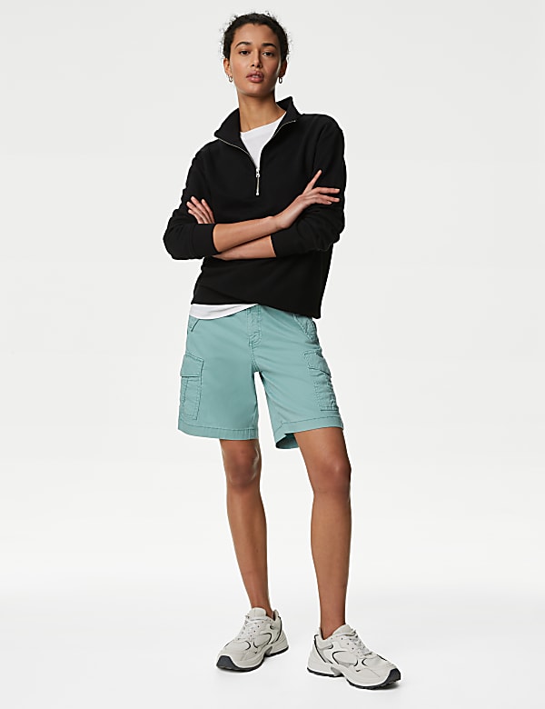 Lyocell™ Rich Cargo Tea Dyed Shorts