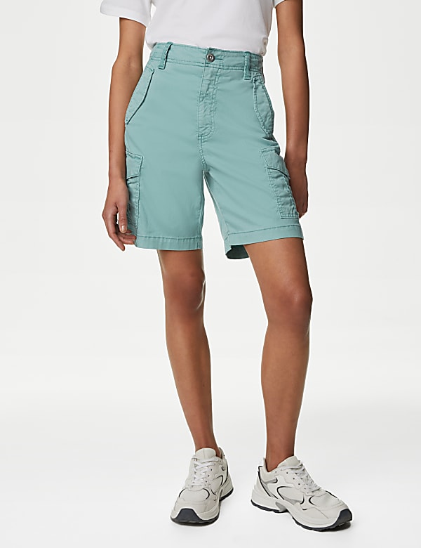 Lyocell™ Rich Cargo Tea Dyed Shorts