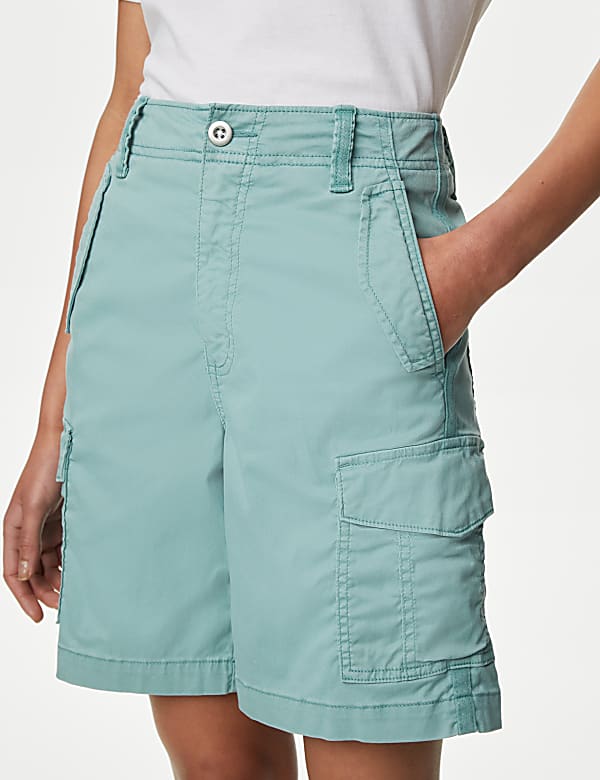 Lyocell™ Rich Cargo Tea Dyed Shorts