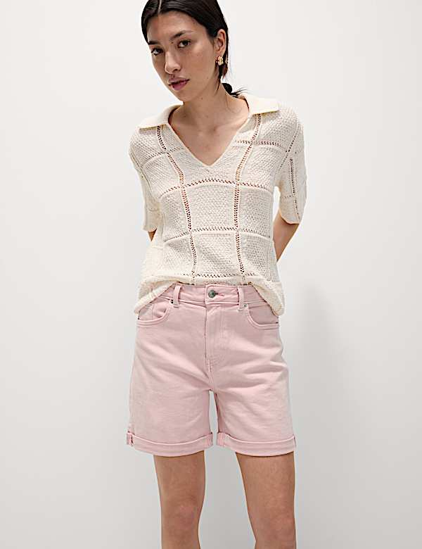 Denim Boyfriend Shorts