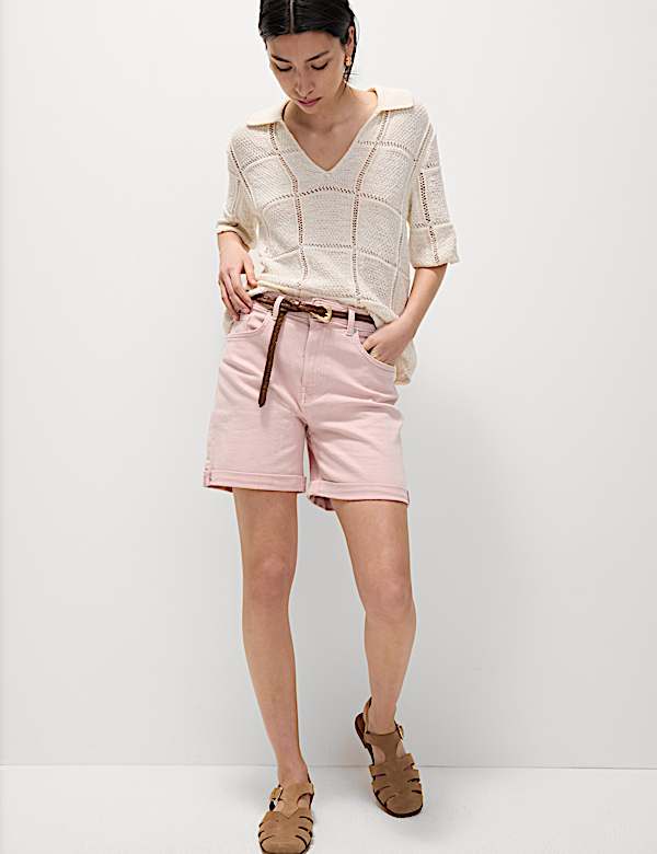 Denim Boyfriend Shorts