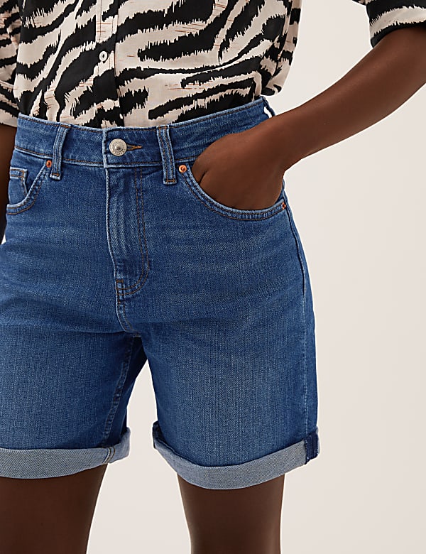 Denim Boyfriend Shorts