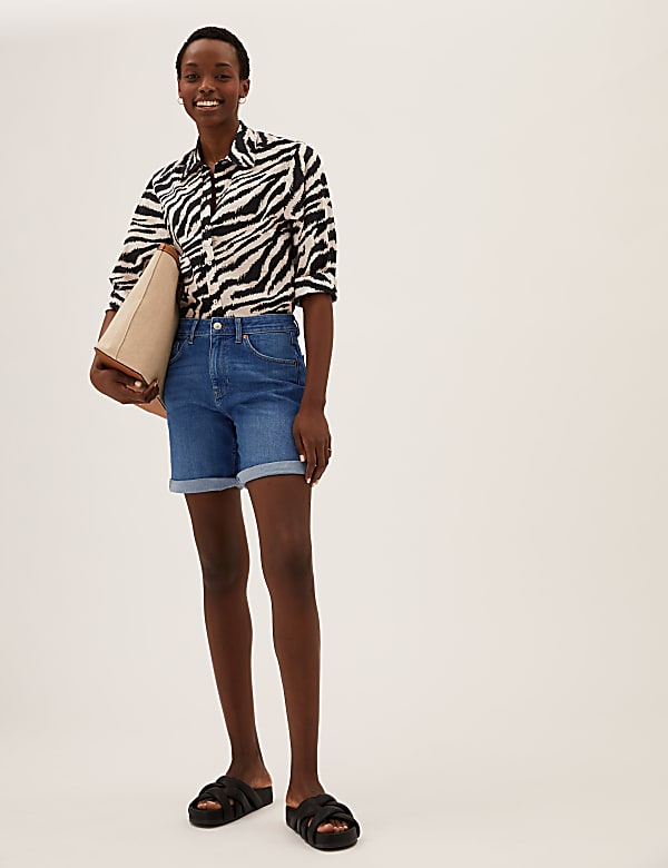 Denim Boyfriend Shorts