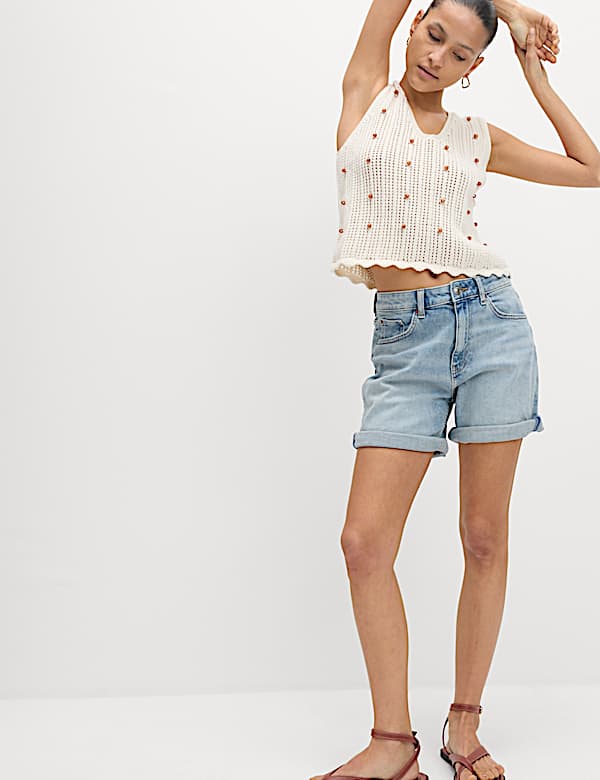 Denim Boyfriend Shorts