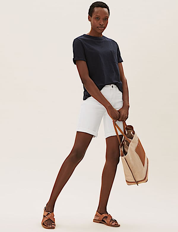 Denim Boyfriend Shorts