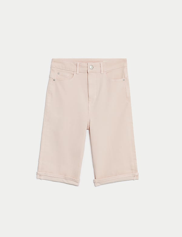 Magic Shaping Denim High Waisted Shorts - JE