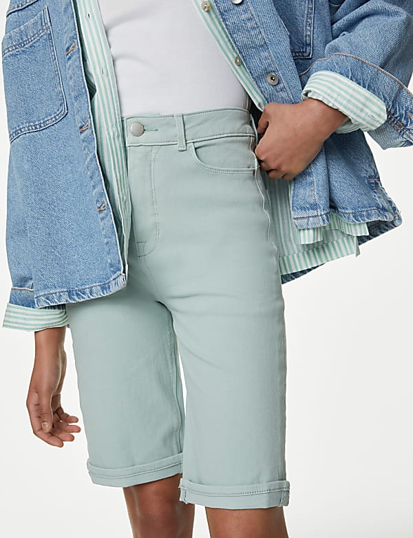 Magic Shaping Denim High Waisted Shorts