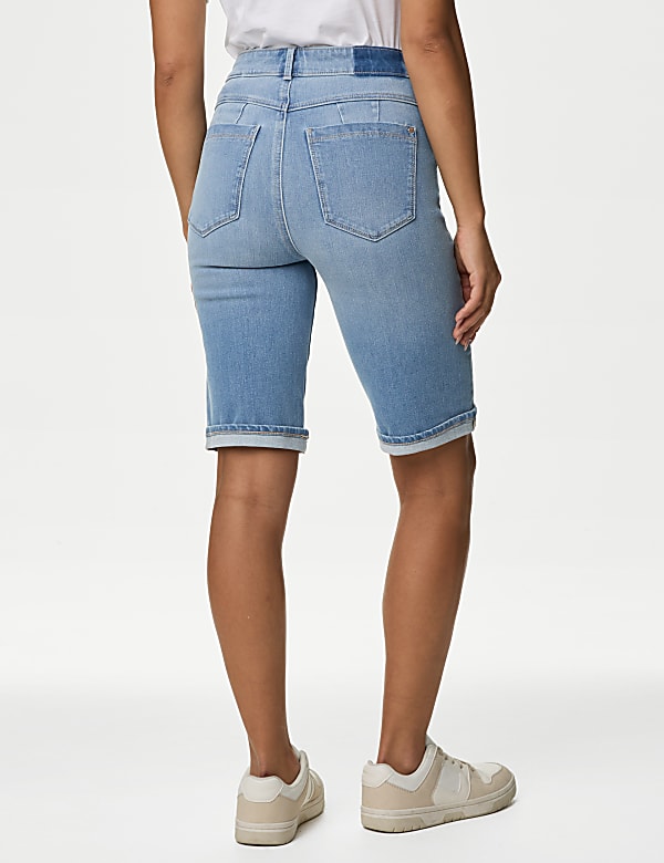 Magic Shaping Denim High Waisted Shorts