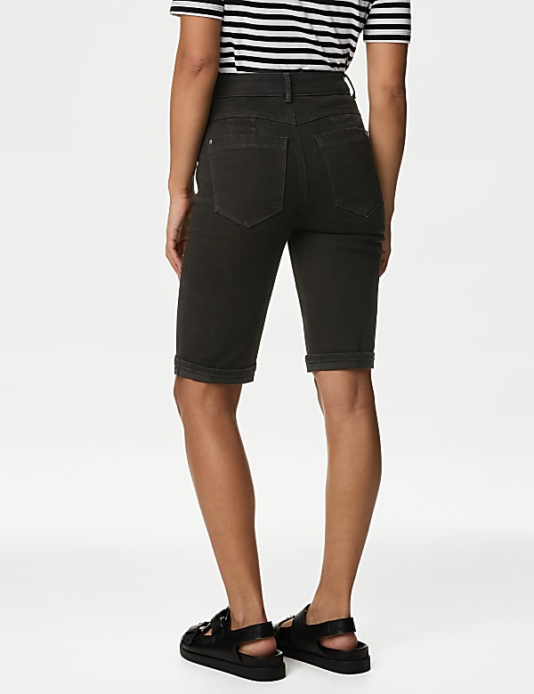 Magic Shaping Denim High Waisted Shorts