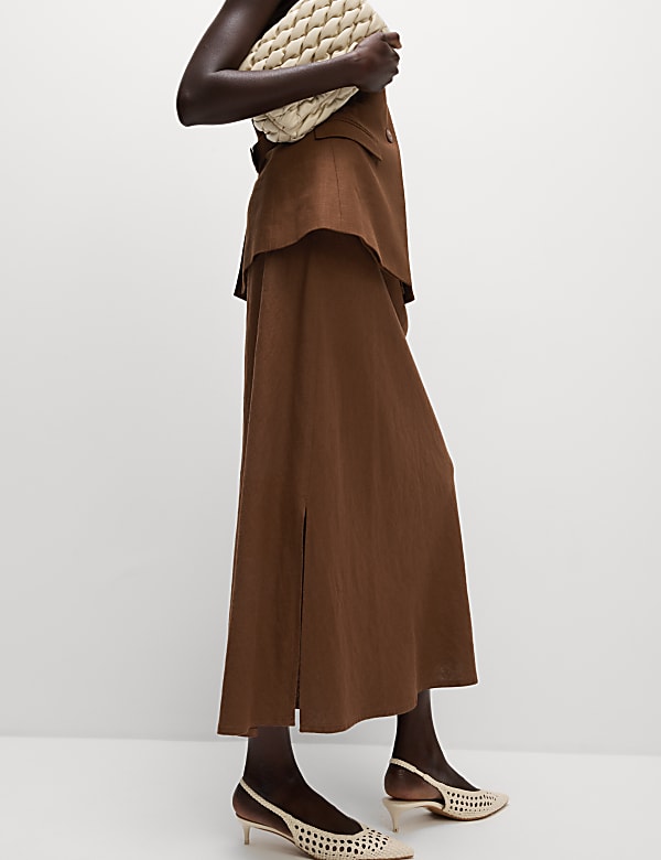 Bias Cut Maxi Skirt - IL