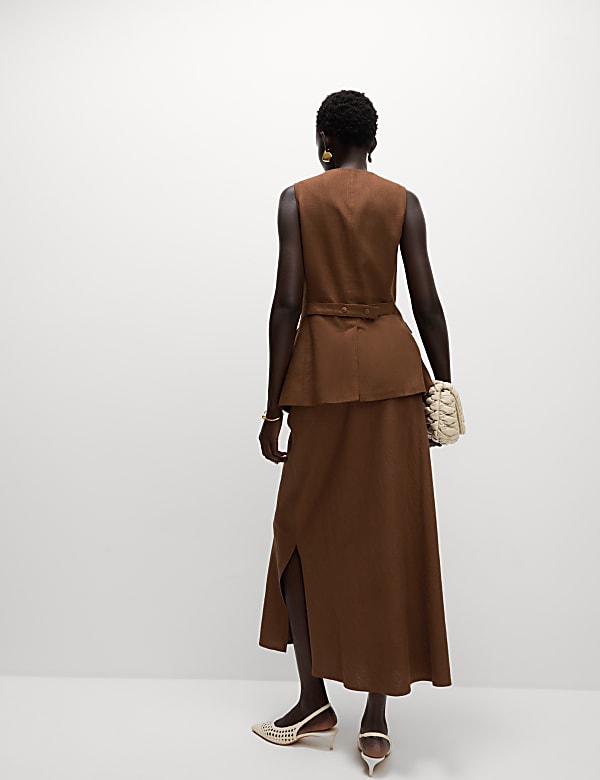 Bias Cut Maxi Skirt - IL