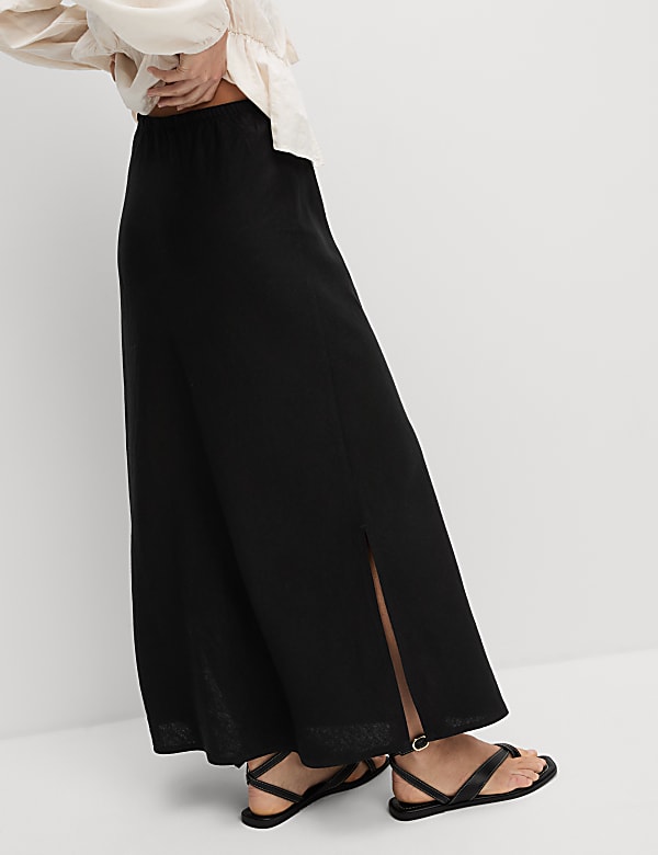 Bias Cut Maxi Skirt - BE
