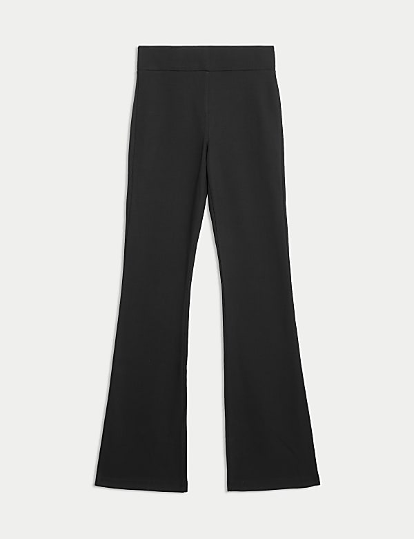 Jersey Elasticated Waist Flared Trousers - VN