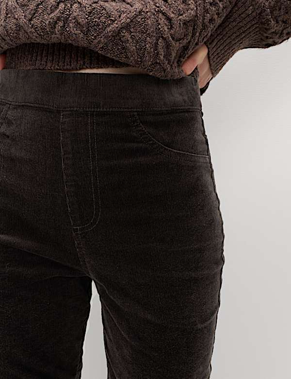 Jeggings c&ocirc;tel&eacute; taille haute coupe &eacute;vas&eacute;e - LU